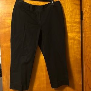 Ann Taylor LOFT Black Dress Crops